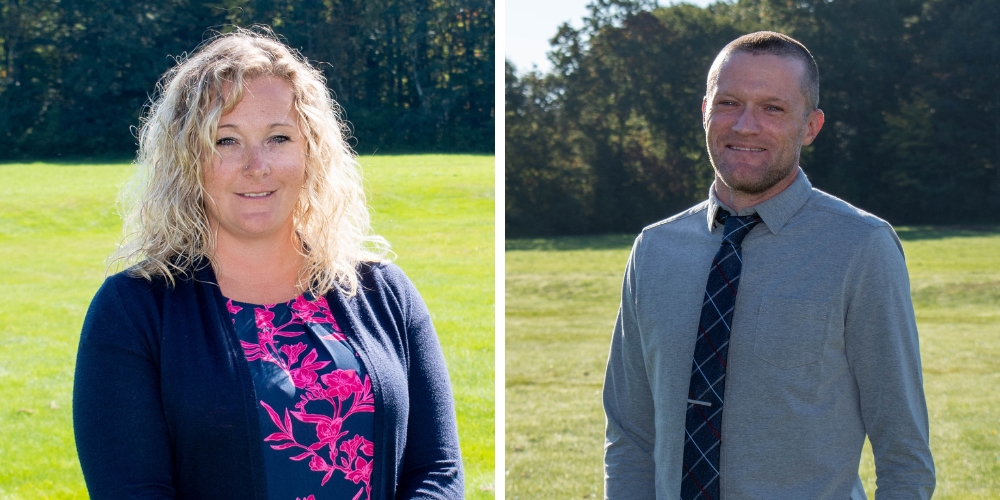 Amanda Champagne and Charley Suter promoted at Spaulding Academy and Family Services